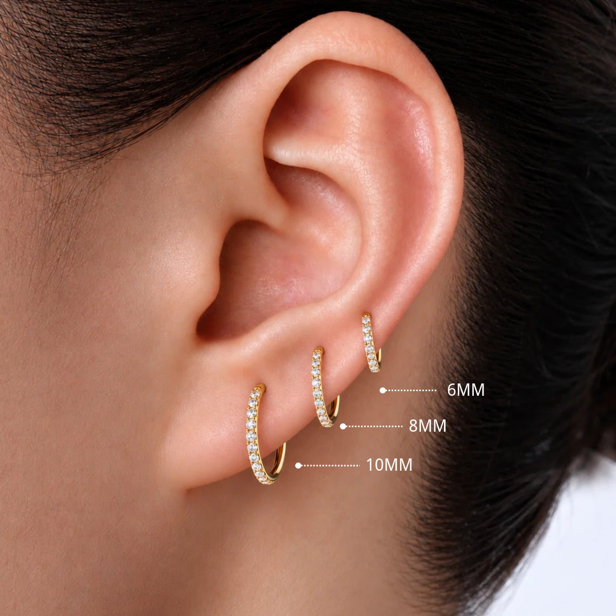Titanium Sparkle Clicker Set - OumoJewelry