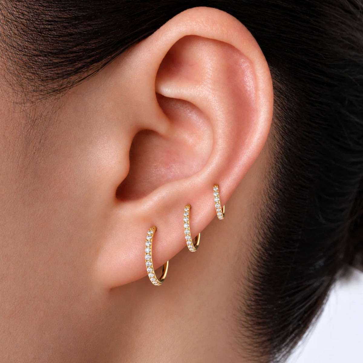 Titanium Sparkle Clicker Set - OumoJewelry