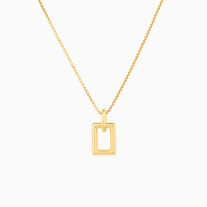 Rectangular Necklace - OhmoJewelry