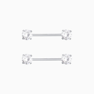Basic Gem Nipples Ring - OhmoJewelry