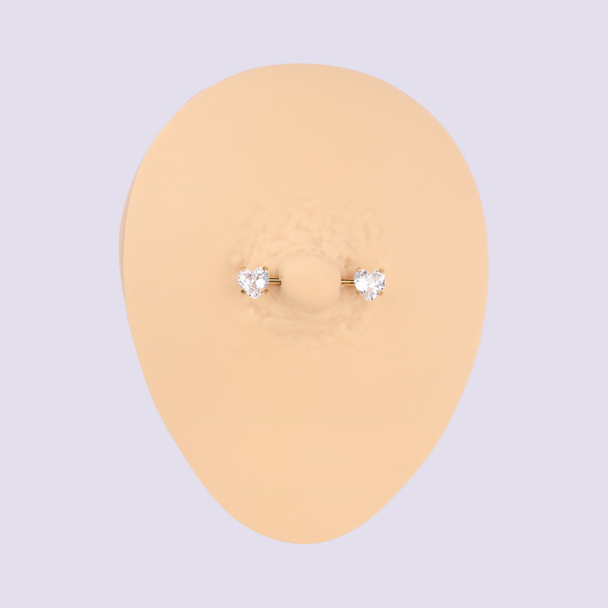 Love Nipple Rings - Stainless Steel - Oumo Jewelry