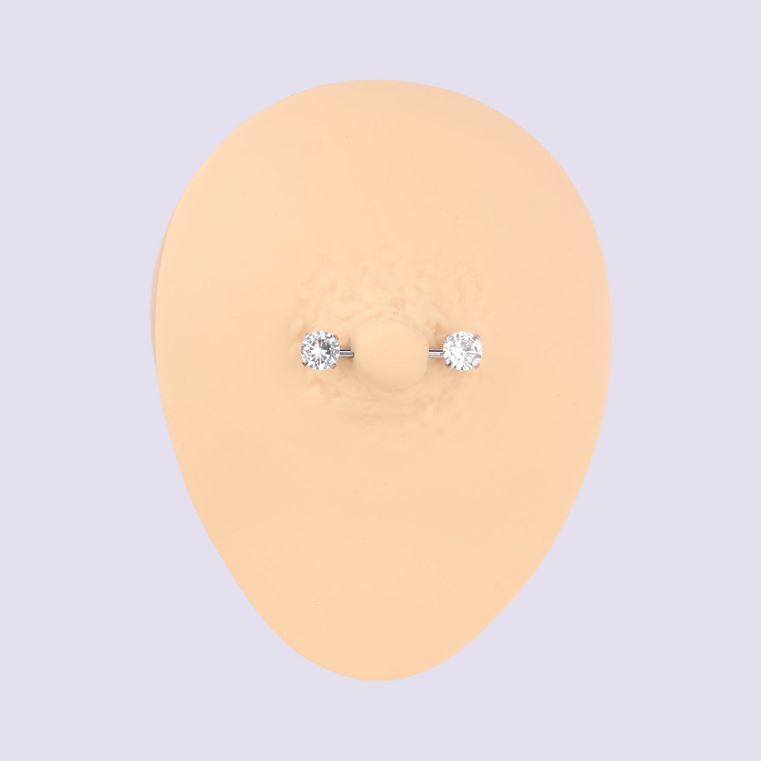 Basic Gem Nipples Ring - OhmoJewelry