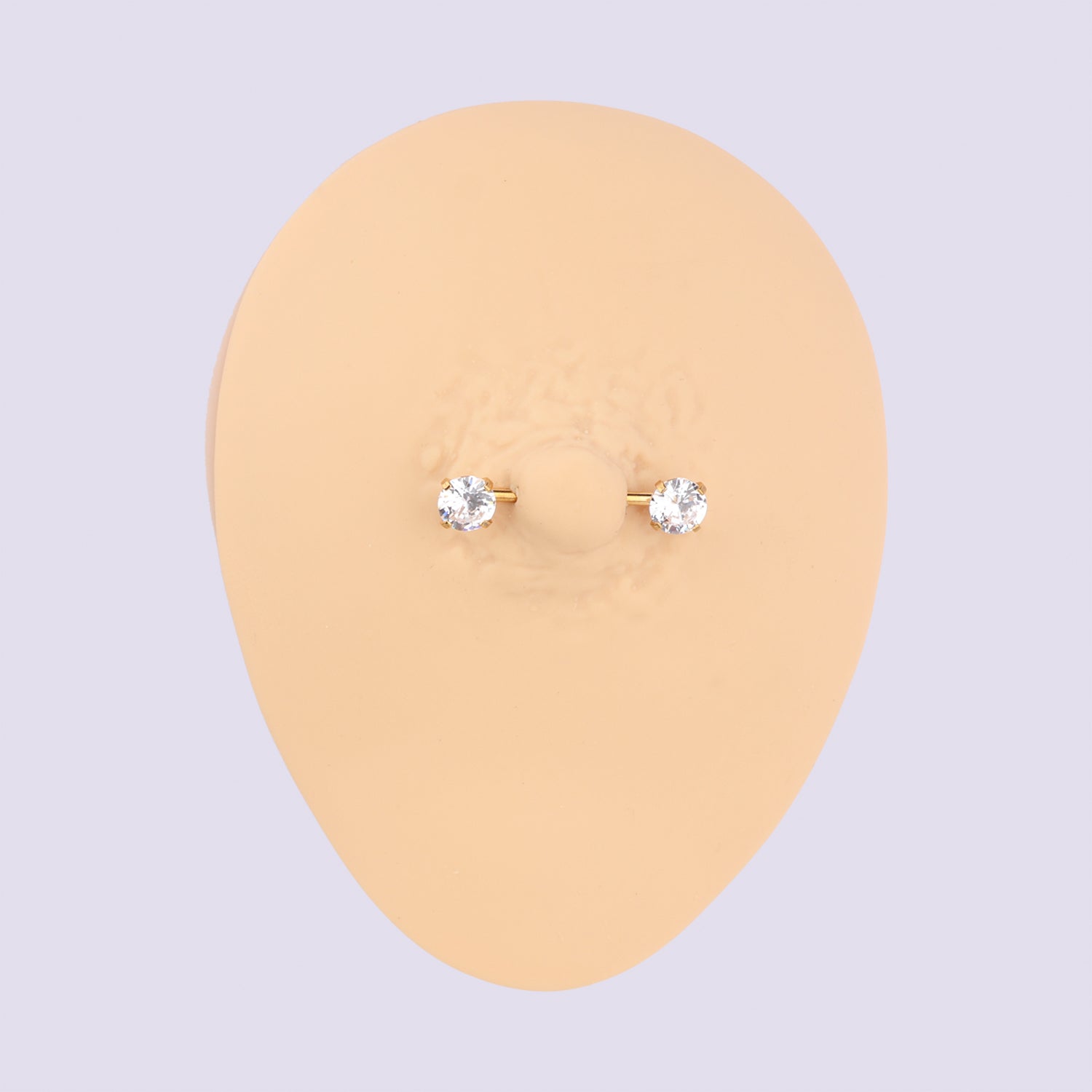 Basic Gem Nipples Ring - OhmoJewelry