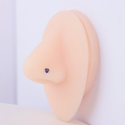 Love Nose Stud - OhmoJewelry