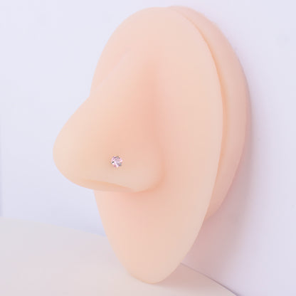 Love Nose Stud - OhmoJewelry