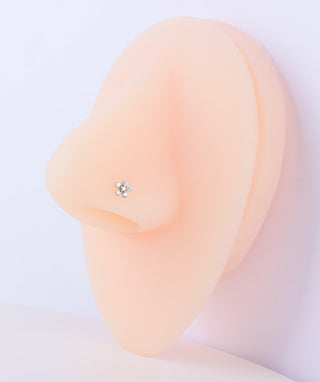 Flower Nose Stud - OumoJewelry