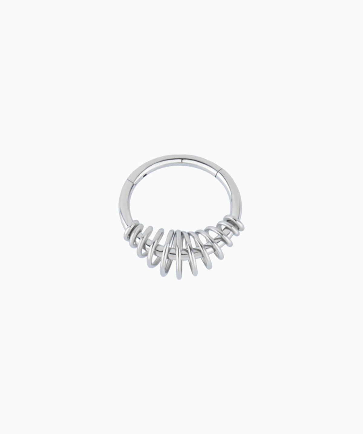 Warrior Clicker Hoop - Stainless Steel - Septum - Oumo Jewelry