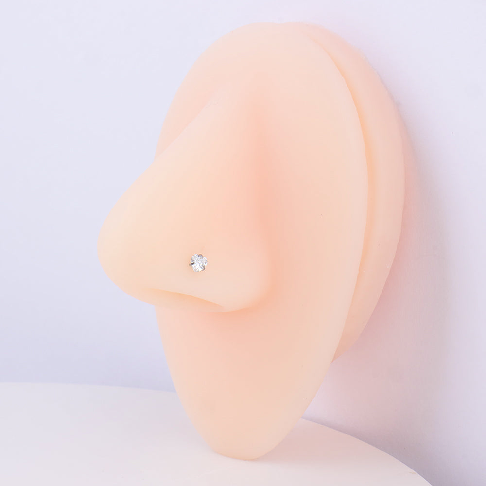 Love Nose Stud - OhmoJewelry