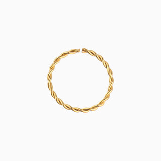 Twisted Nose Hoop - OhmoJewelry