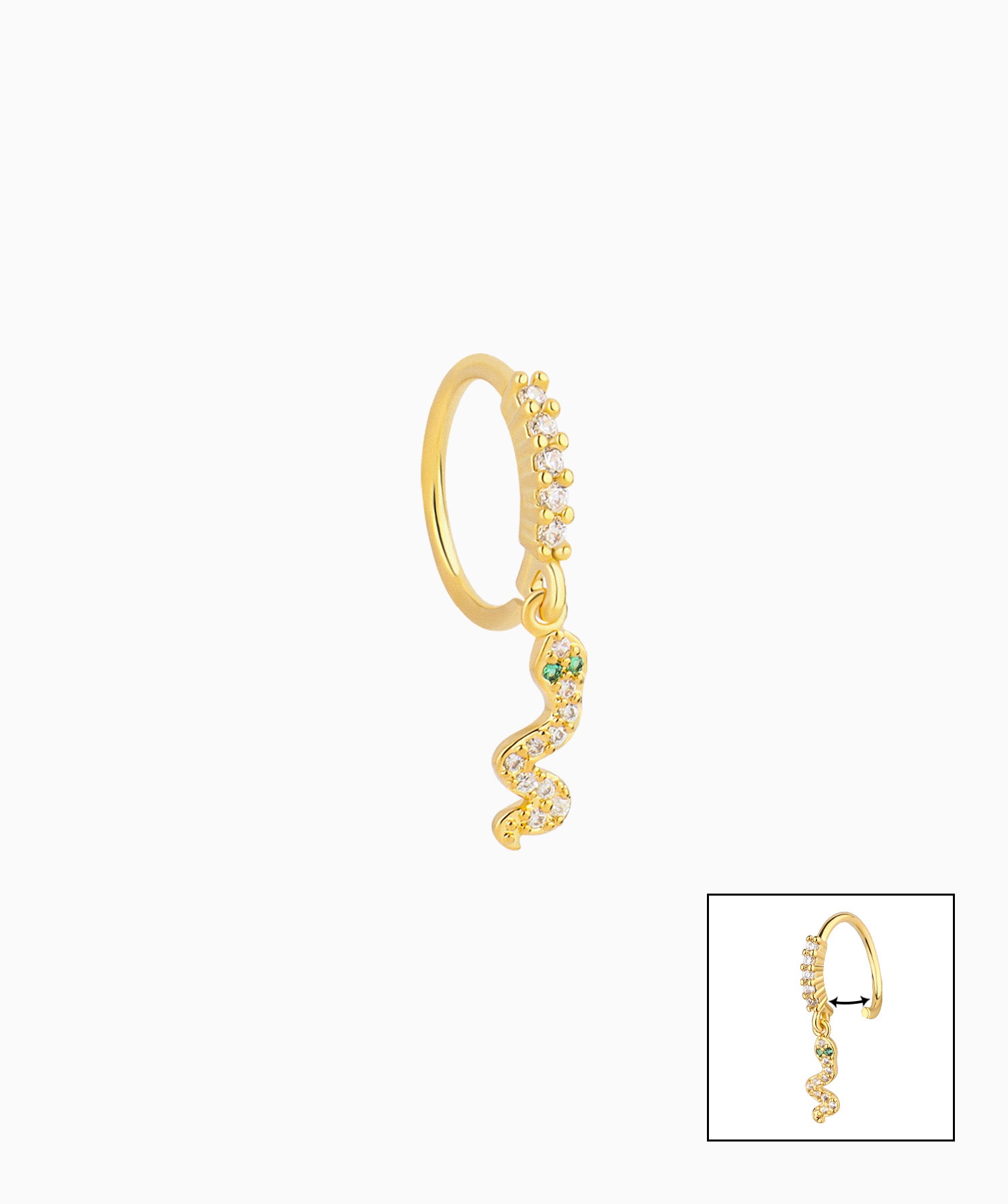 Snake Seamless Ring Hoop