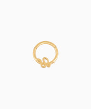Sexy Snake Clicker Hoop - Stainless Steel - Daith, Septum - Oumo Jewelry