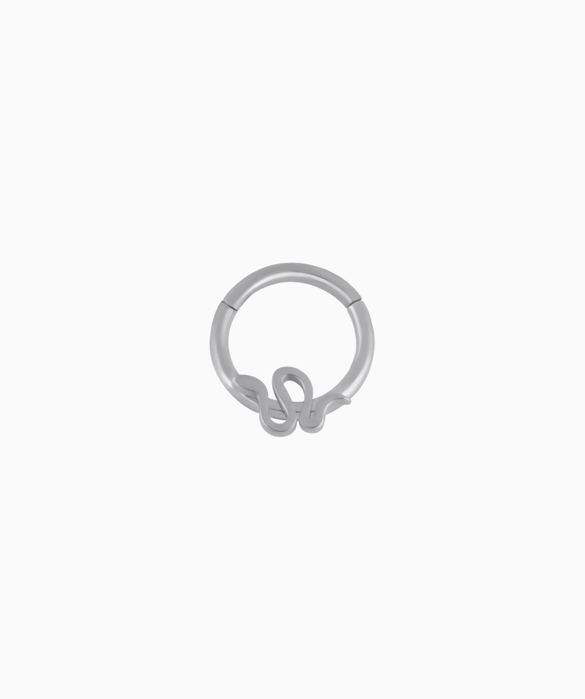Sexy Snake Clicker Hoop - Stainless Steel - Daith, Septum - Oumo Jewelry