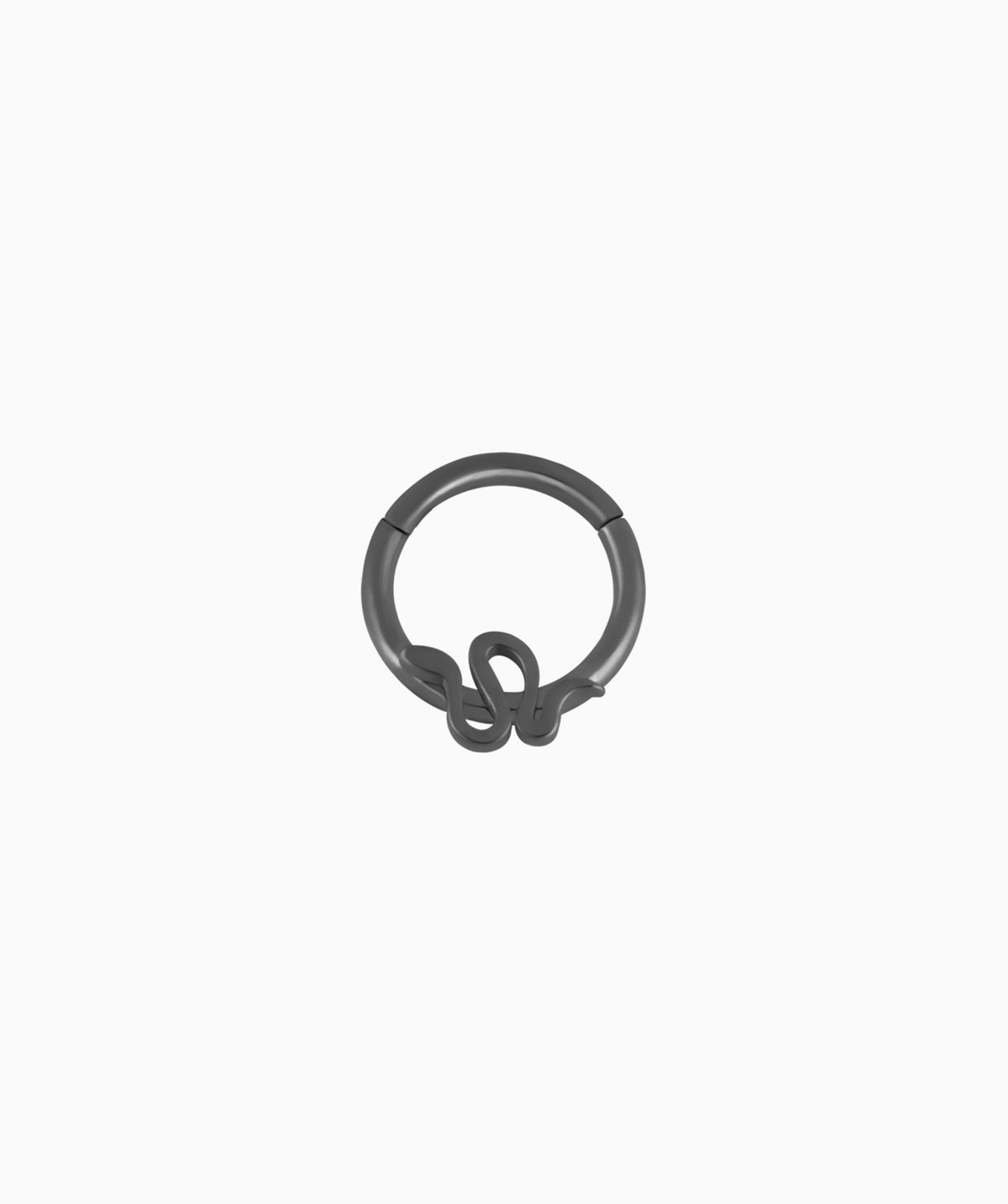 Sexy Snake Clicker Hoop - Stainless Steel - Daith, Septum - Oumo Jewelry