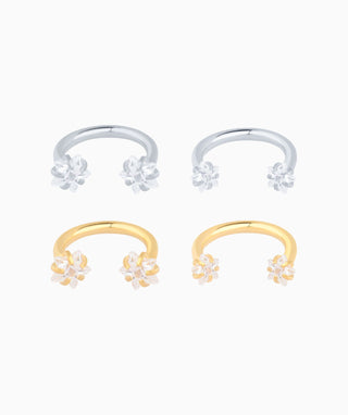 Shining Star Helix Hoop - OumoJewelry