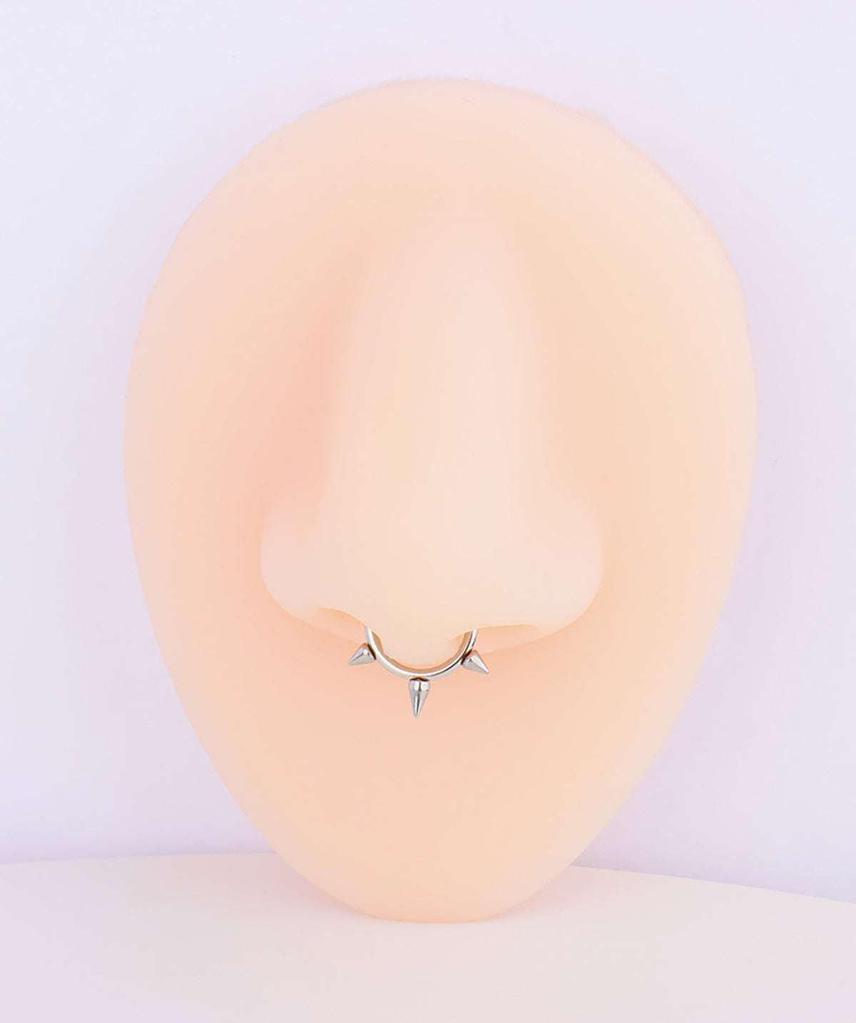 Titanium Rivet Clicker Hoop - Titanium - Upper Lobe, Daith, Septum - Oumo Jewelry
