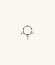 Titanium Rivet Clicker Hoop - Titanium - Upper Lobe, Daith, Septum - Oumo Jewelry