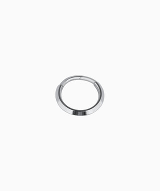 Titanium Minimalist Clicker Hoop - OumoJewelry