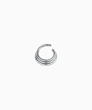 Titanium Basic Clicker Hoop - OumoJewelry