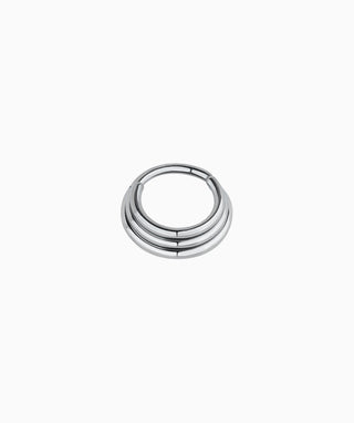 Titanium Basic Clicker Hoop - OumoJewelry