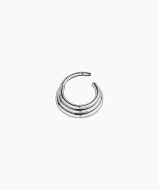 Titanium Basic Clicker Hoop - OumoJewelry