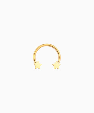 Star Nose Hoop - OumoJewelry