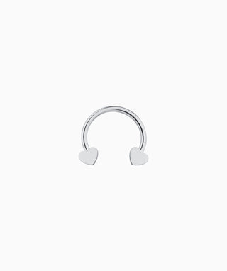 Heart Nose Hoop - OumoJewelry