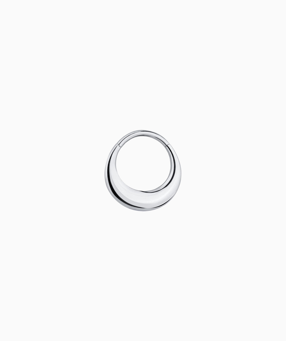 Titanium Bold Clicker Hoop - Titanium - Daith, Septum - Oumo Jewelry