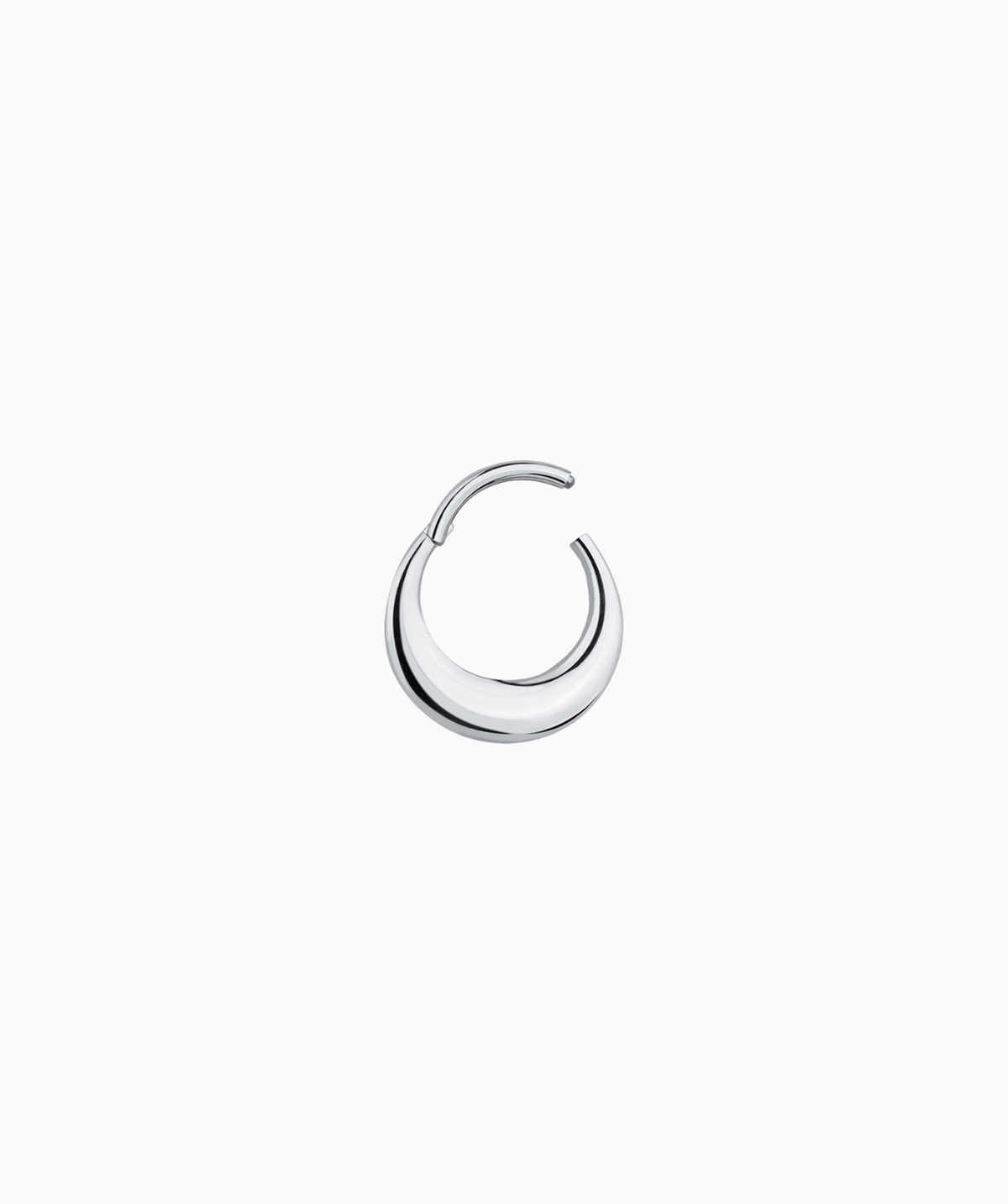 Titanium Bold Clicker Hoop - Titanium - Daith, Septum - Oumo Jewelry