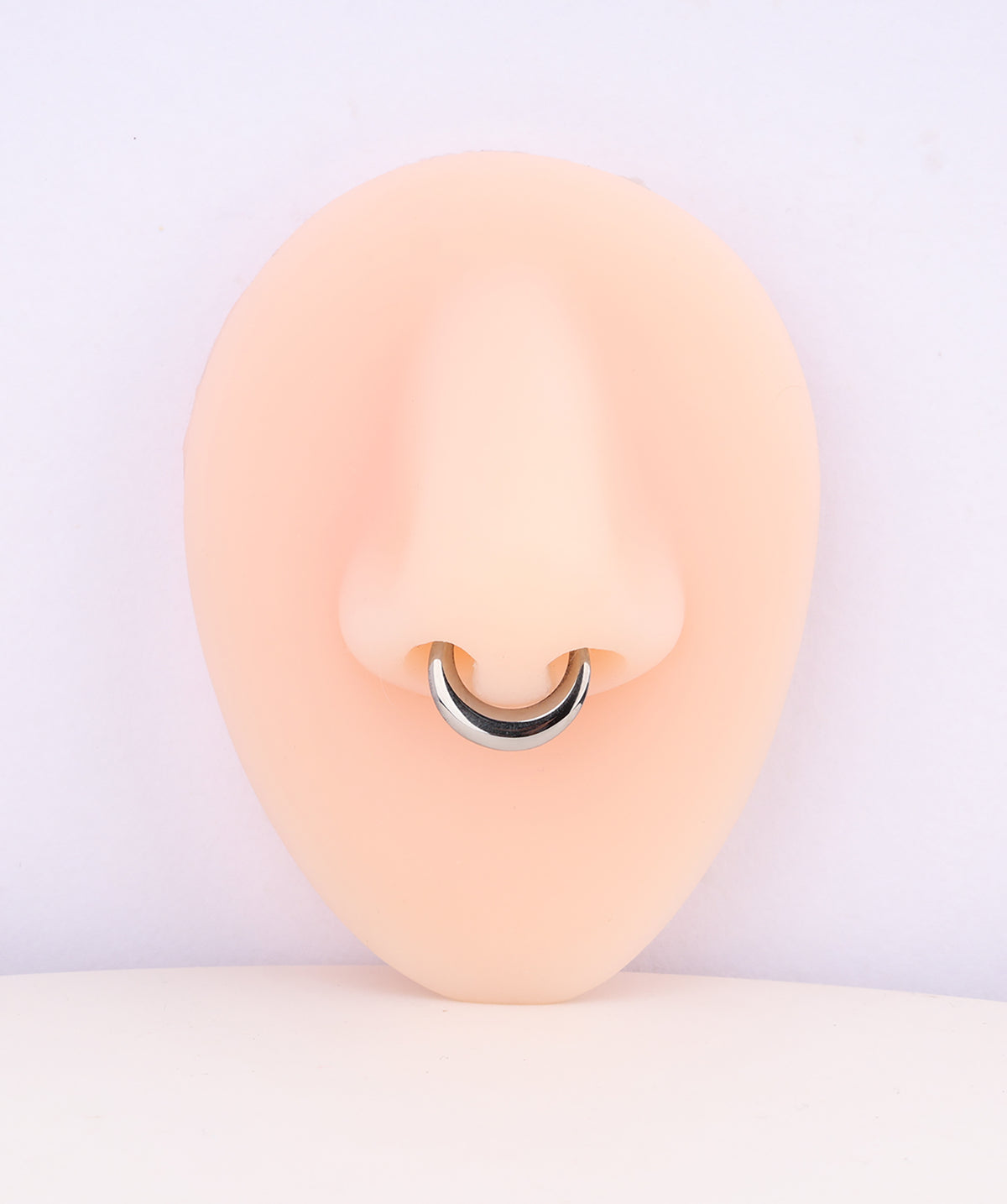 Titanium Bold Clicker Hoop - Titanium - Daith, Septum - Oumo Jewelry