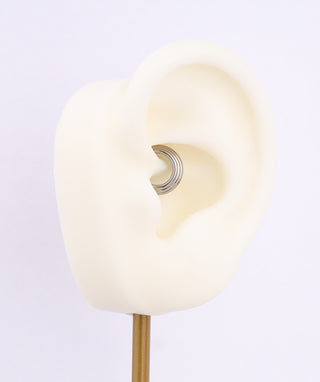 Titanium Basic Clicker Hoop - OumoJewelry