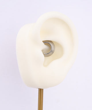 Titanium Five Circles Clicker Hoop - OumoJewelry