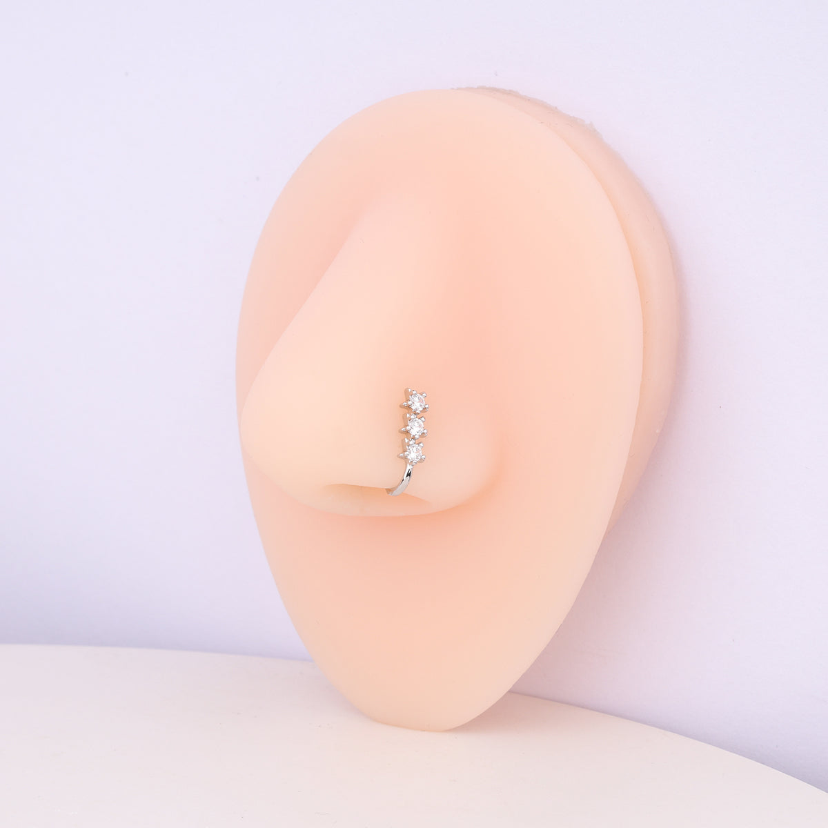 Star Glitter Nose Cuff - Brass - Oumo Jewelry