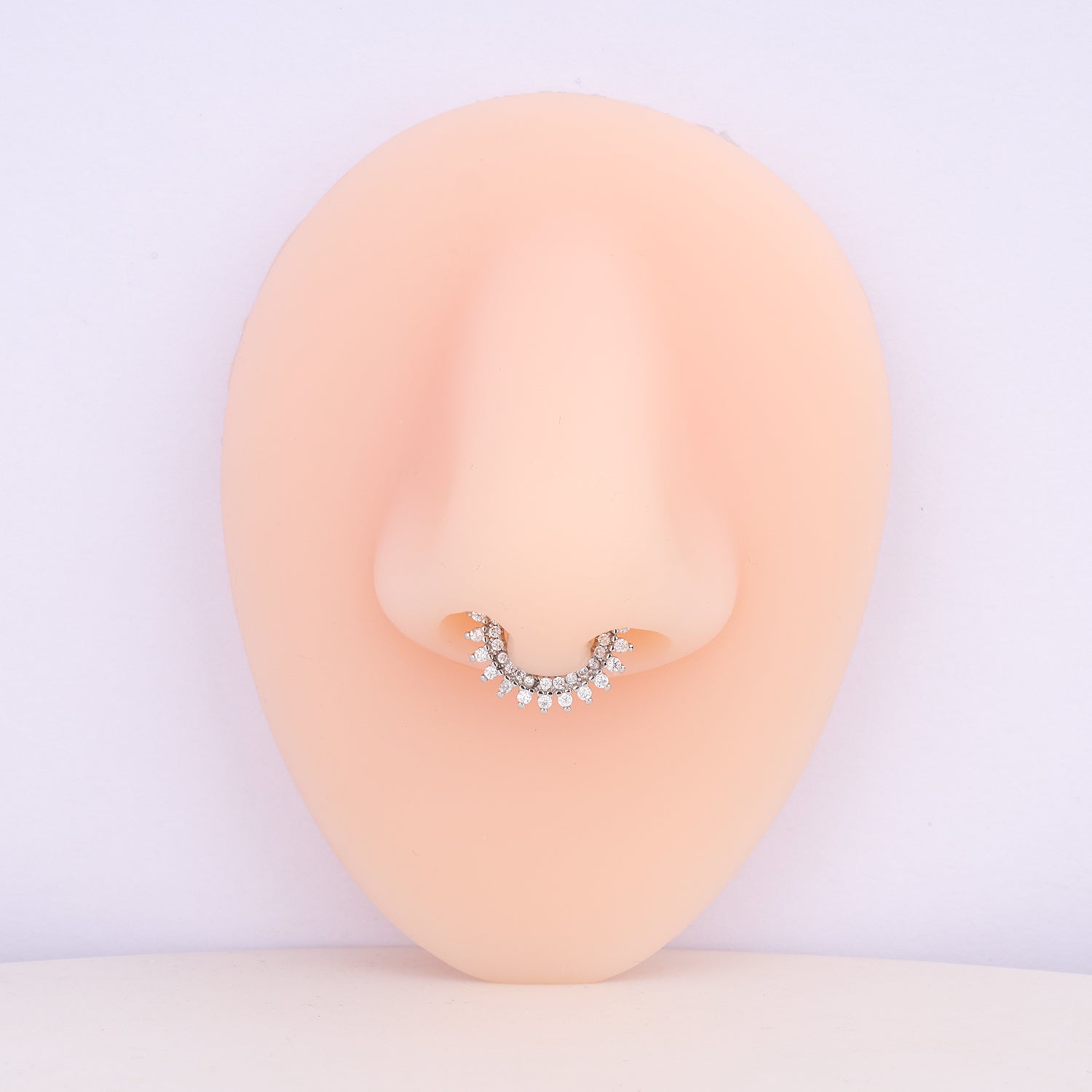 Gorgeous Sparkling Septum Clicker - OhmoJewelry