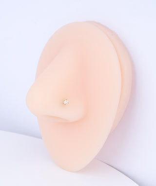 Basic Gemstone Nose Stud - OumoJewelry