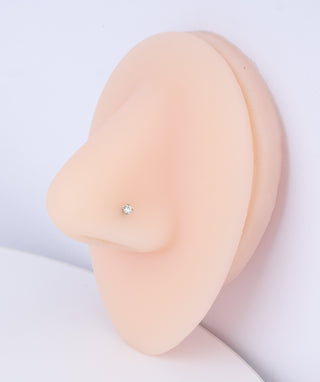 Basic Gemstone Nose Stud - OumoJewelry