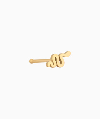 Simple Snake Nose Stud - OumoJewelry