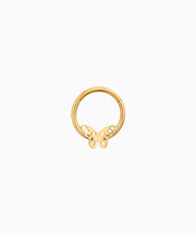 Titanium Butterfly Clicker Hoop - Titanium - Septum - Oumo Jewelry