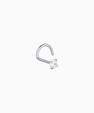 Basic Gemstone Nose Stud - OumoJewelry