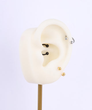 Twisted Ball Nose Ring - OumoJewelry