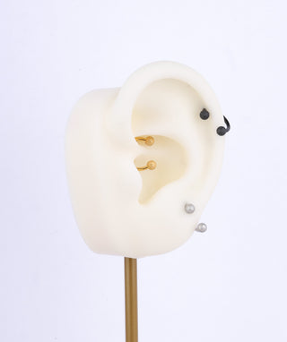 Frosted Ball Nose Ring - OumoJewelry