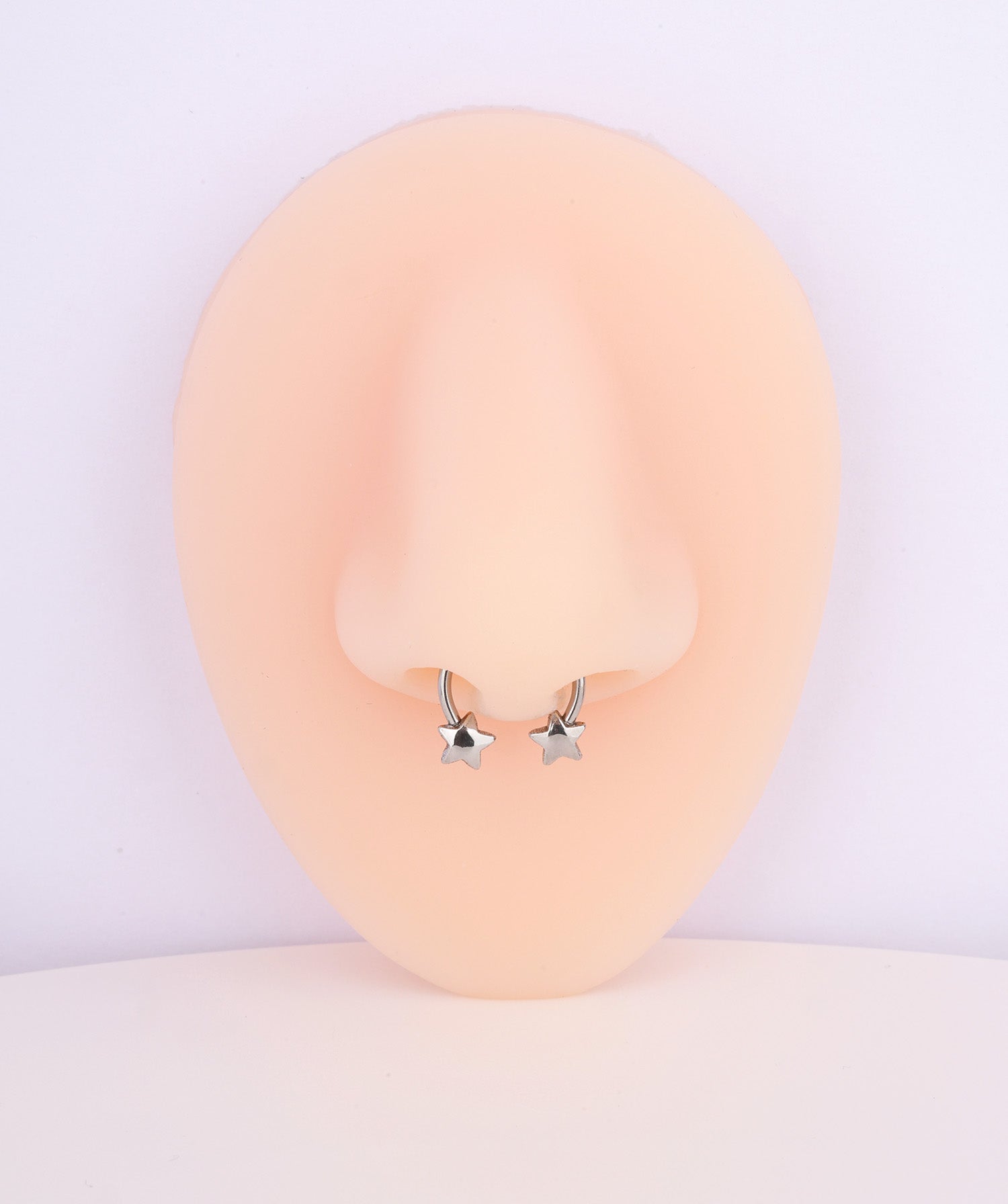 Puffed Star Nose Ring