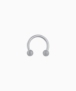 Frosted Ball Nose Ring - OumoJewelry