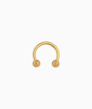 Frosted Ball Nose Ring - OumoJewelry