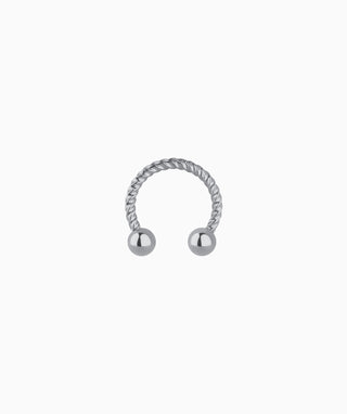 Twisted Ball Nose Ring - OumoJewelry