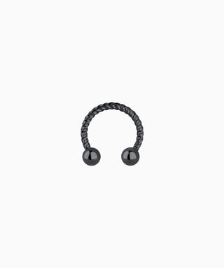 Twisted Ball Nose Ring - OumoJewelry