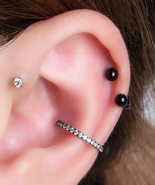 Twisted Glow Horseshoe Ring