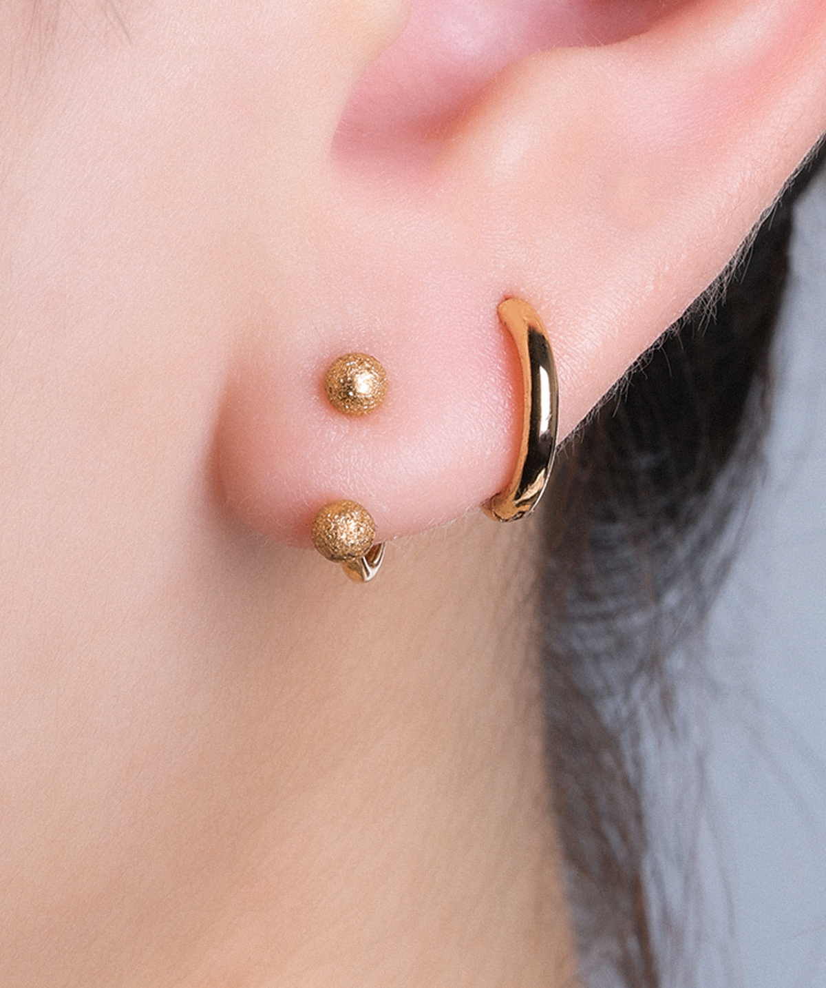 Aurora Horseshoe Ring - Stainless Steel - Upper Lobe, Helix, Forward Helix - Oumo Jewelry
