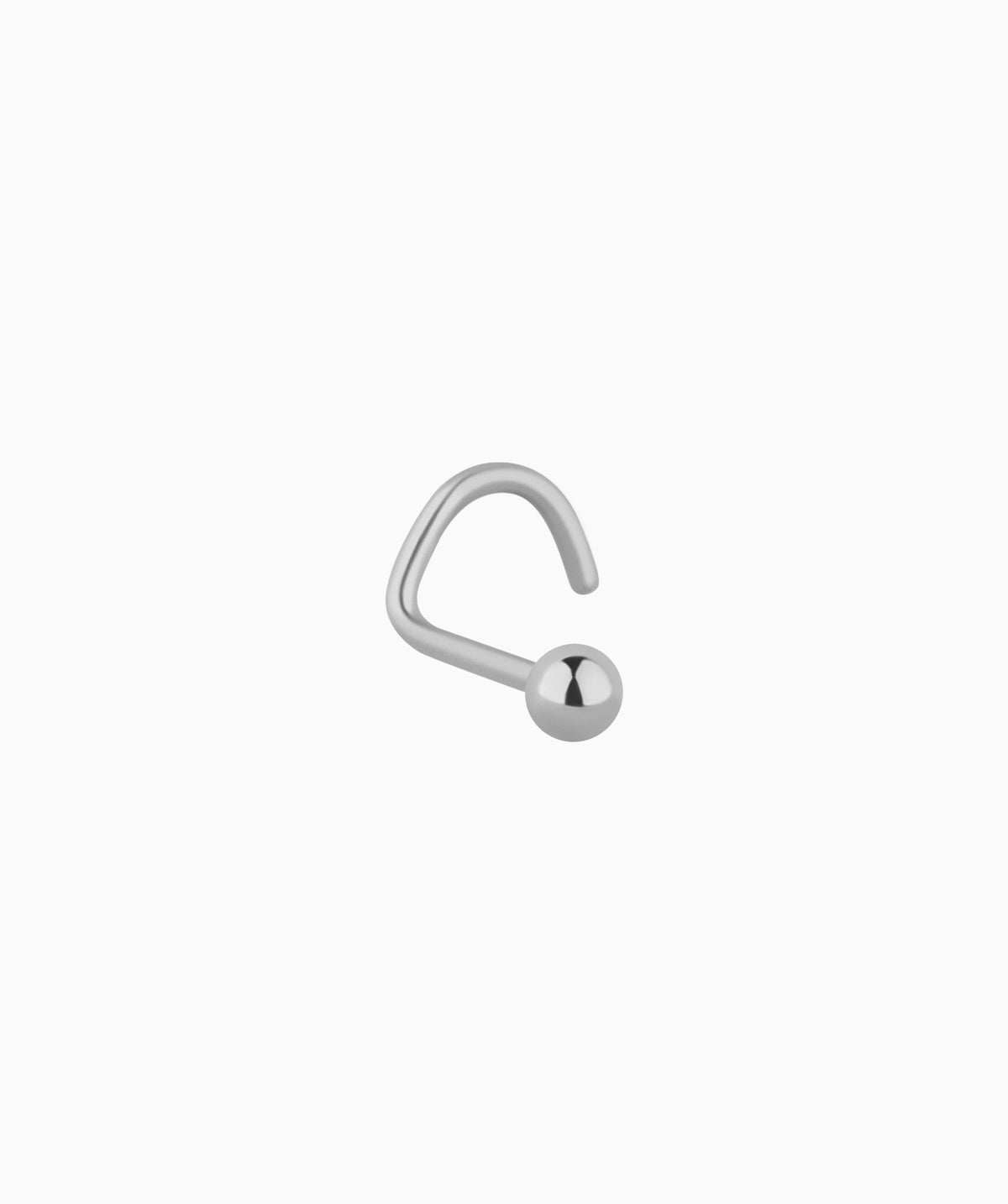 Basic Ball Nose Stud - Stainless Steel - Nostril - Oumo Jewelry