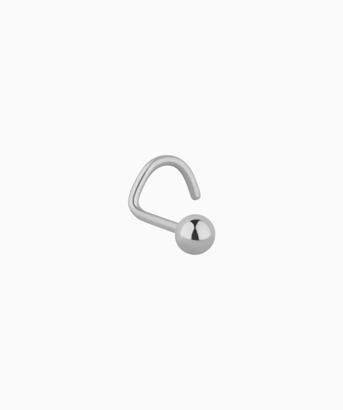Basic Ball Nose Stud - Stainless Steel - Nostril - Oumo Jewelry