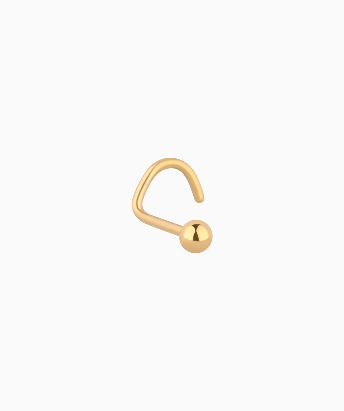 Basic Ball Nose Stud - Stainless Steel - Nostril - Oumo Jewelry
